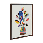 Sylvie Rubber Plant Framed Canvas by Rachel Lee of My Dream Wall