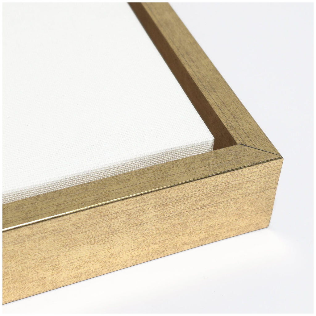 Sylvie Delicate Pink Ranunculus Flower Bouquet Framed Canvas by Kristy Campbell