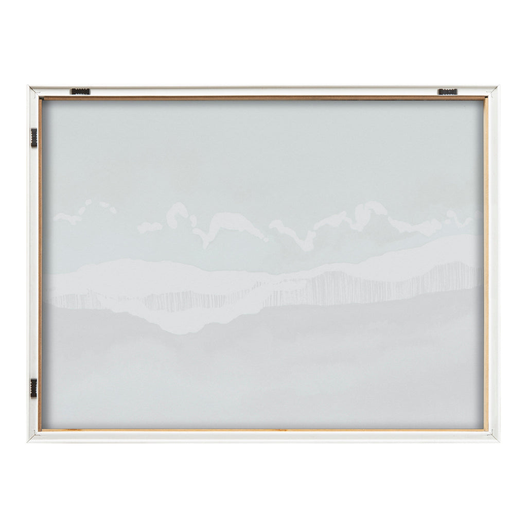 Blake Black Sands Dream Framed Printed Glass by Janet Meinke-Lau
