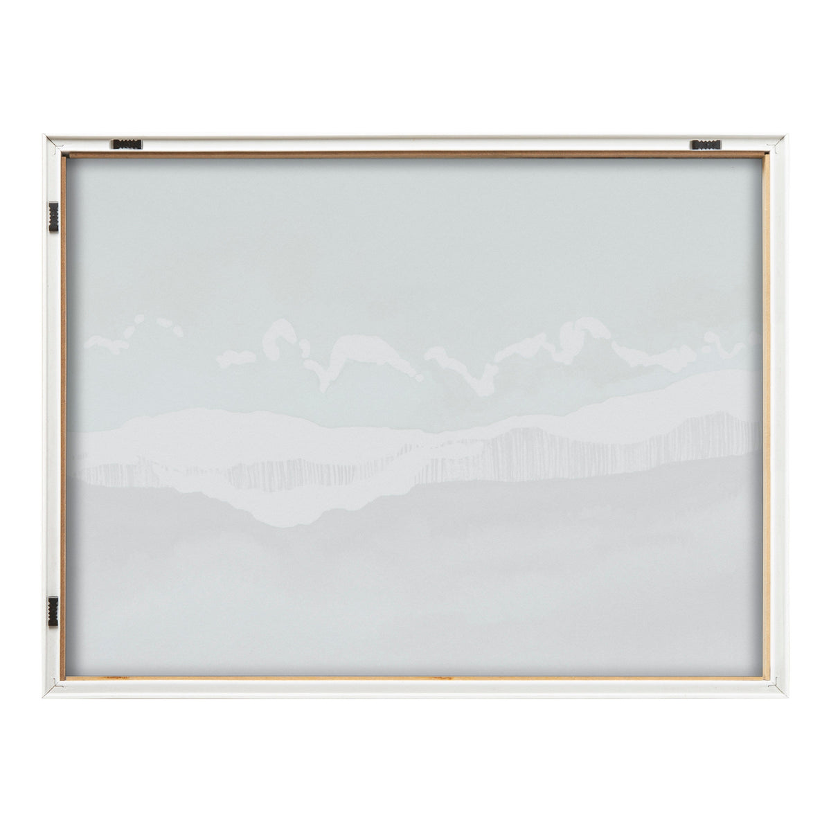 Blake Black Sands Dream Framed Printed Glass by Janet Meinke-Lau