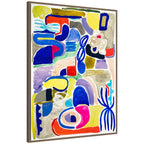 Sylvie Abstract 05 Framed Canvas by Emma Daisy