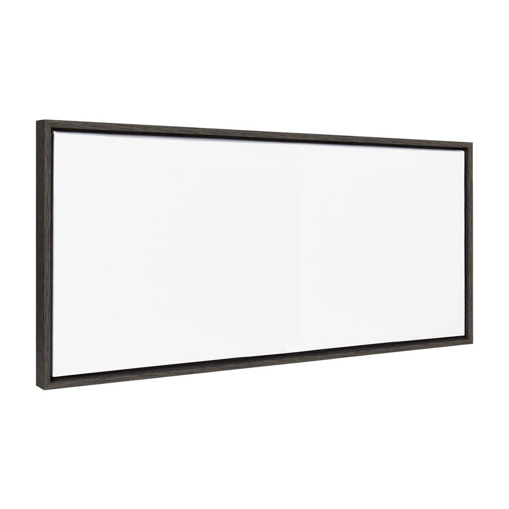 Sylvie Blank Framed Canvas 18x40