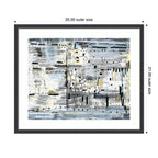 Framed Art Brookyln Bridge Horizontal by Leah Nadeau