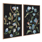 Sylvie Foliage I and Foliage III Framed Canvas Art Set by Nikita Jariwala