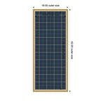 Framed Fabric Pinboard Navy Blue Plaid Wall Organization