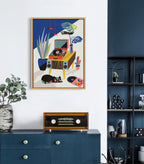 Sylvie Chill Out Saturday Framed Canvas by Rachel Lee of My Dream Wall