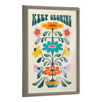 Blake Keep Growing Framed Printed Glass by Rachel Lee of My Dream Wall
