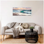 Sylvie Roll Tide Framed Canvas by Mary Sparrow
