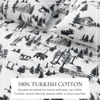 Turkish Cotton Flannel Sheet - Lakeview Collection