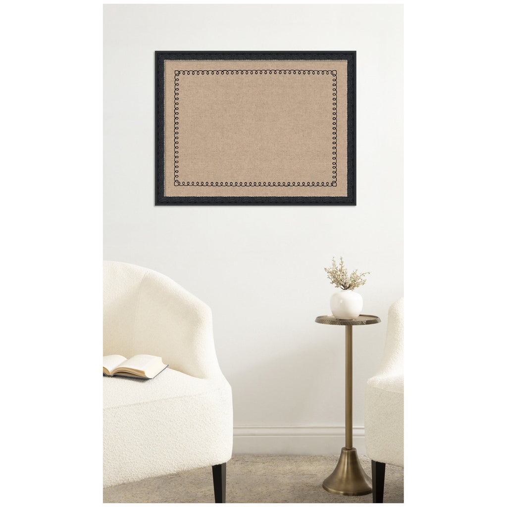 Pinboard Black Scallop Print