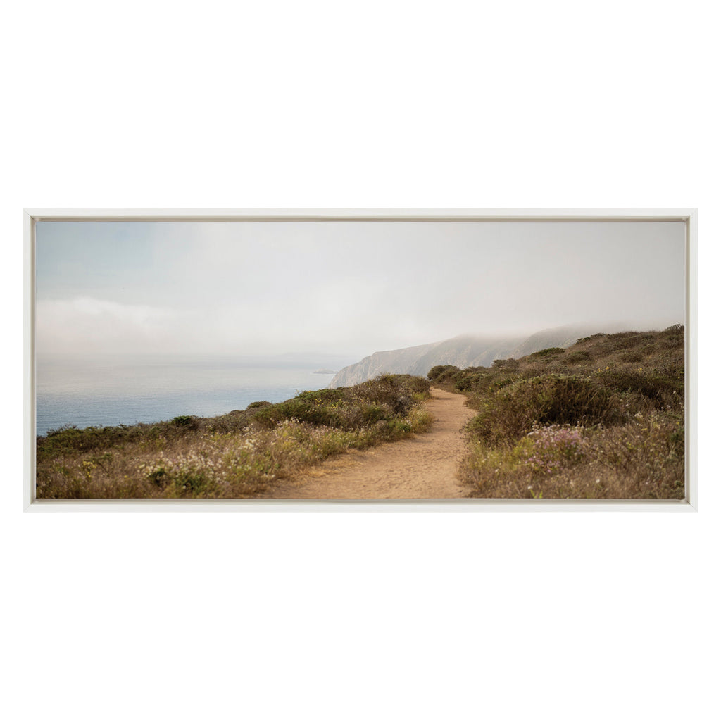 Sylvie Wild Coast No 4 Framed Canvas by Crystal Lynn Collins