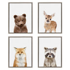 Sylvie Animal Studio Deer Framed Canvas by Amy Peterson Art Studio