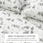 Turkish Cotton Flannel Sheet - Lakeview Collection
