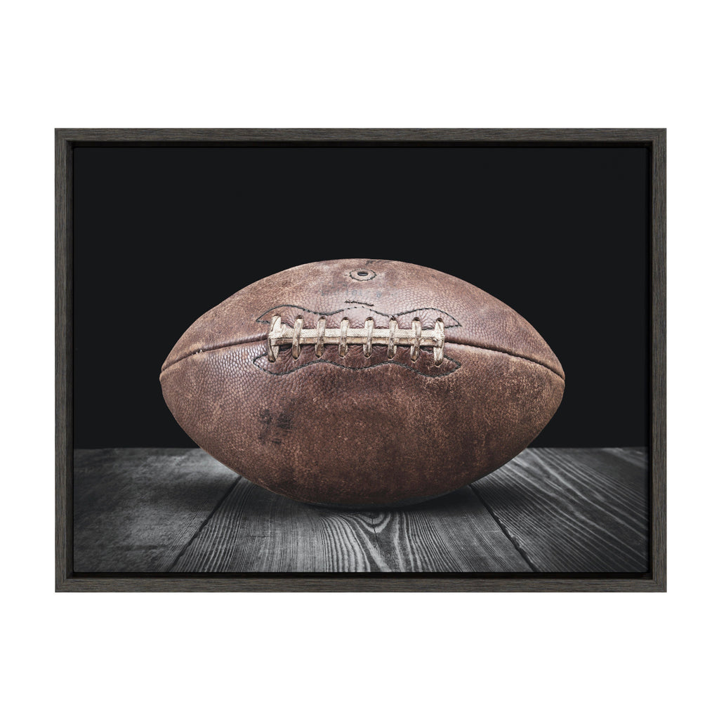 Sylvie Vintage Football Framed Canvas By Shawn St. Peter