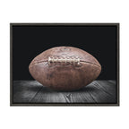 Sylvie Vintage Football Framed Canvas By Shawn St. Peter