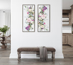 Sylvie 13 Ink Wash Floral Framed Canvas by Emma Daisy