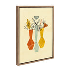 Sylvie Flowers Framed Canvas by Amber Leaders Designs