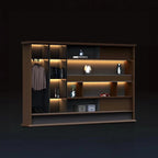 Altus · Office Library Wall Shelves w/ Integrated Lighting