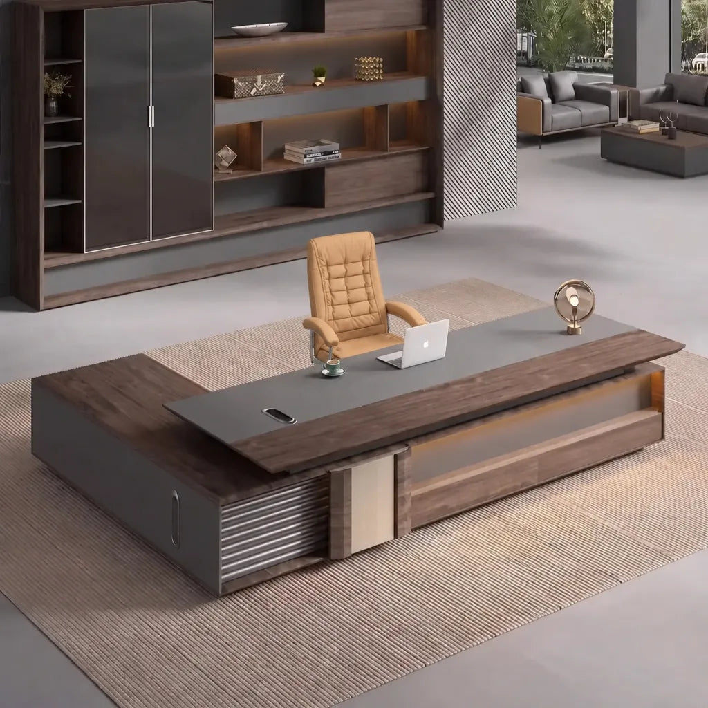 Frisco · Modern L-Shaped Executive Desk