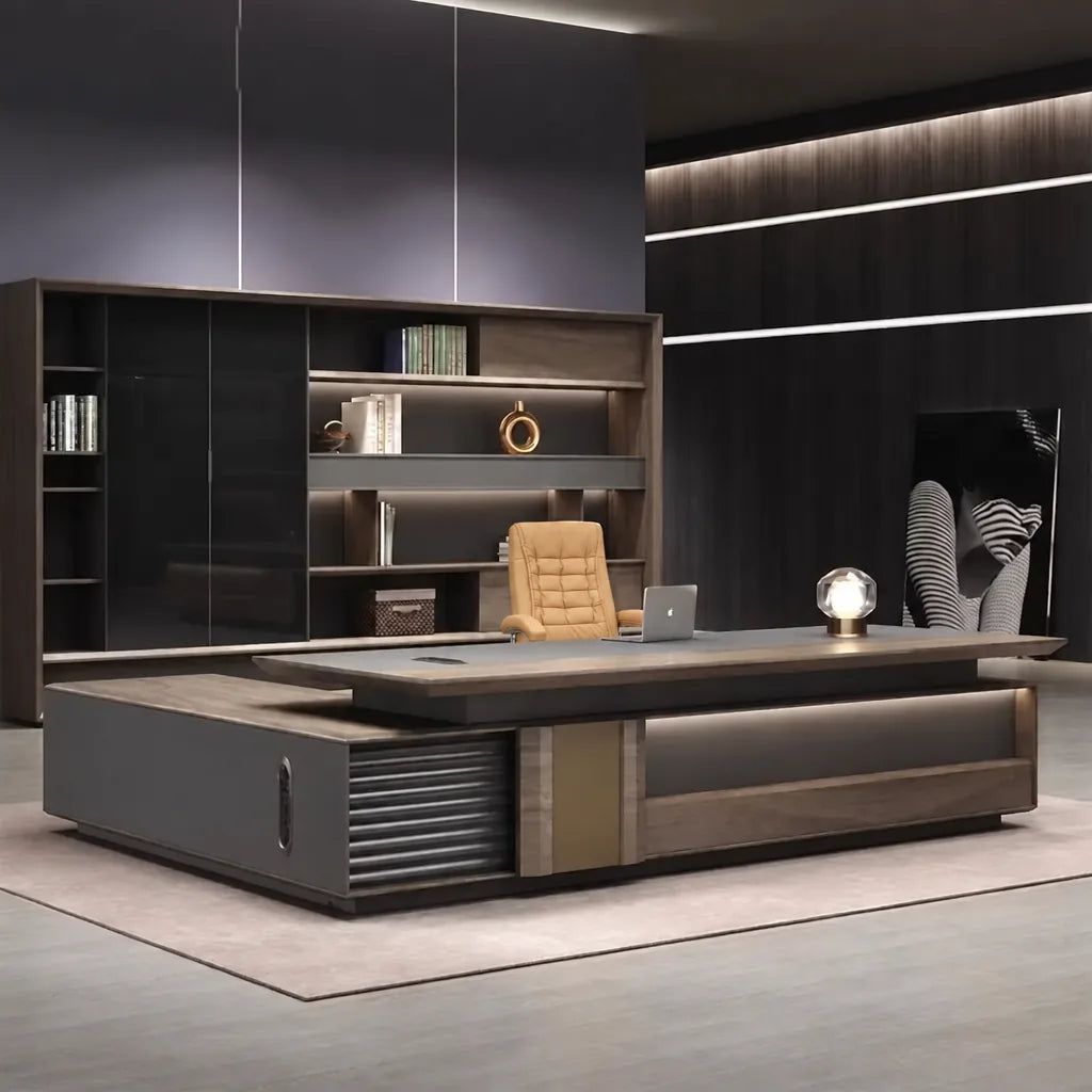Frisco · Modern L-Shaped Executive Desk