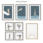 Sylvie Contemplation Framed Canvas by Rocket Jack