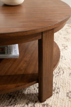 Foxford Round Wood Coffee Table
