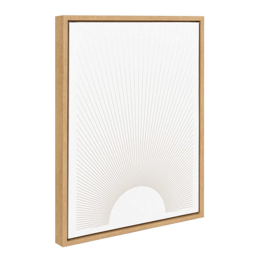Sylvie Sun Rays Framed Canvas by Rocket Jack