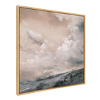 Sylvie When the North Wind Blows- Sepia Framed Canvas by Nel Whatmore