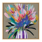 Sylvie Bright Flowers Framed Canvas by Inkheart Designs