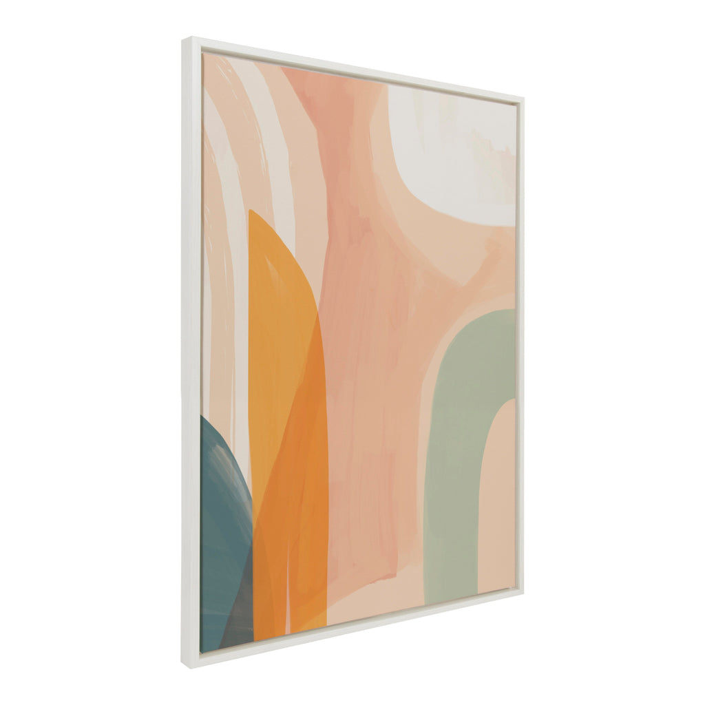 Sylvie Sunrise Over Marrakesh Framed Canvas by Kate Aurelia Holloway