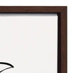 Sylvie Botanical Sketch Print No 2 Framed Canvas by The Creative Bunch Studio