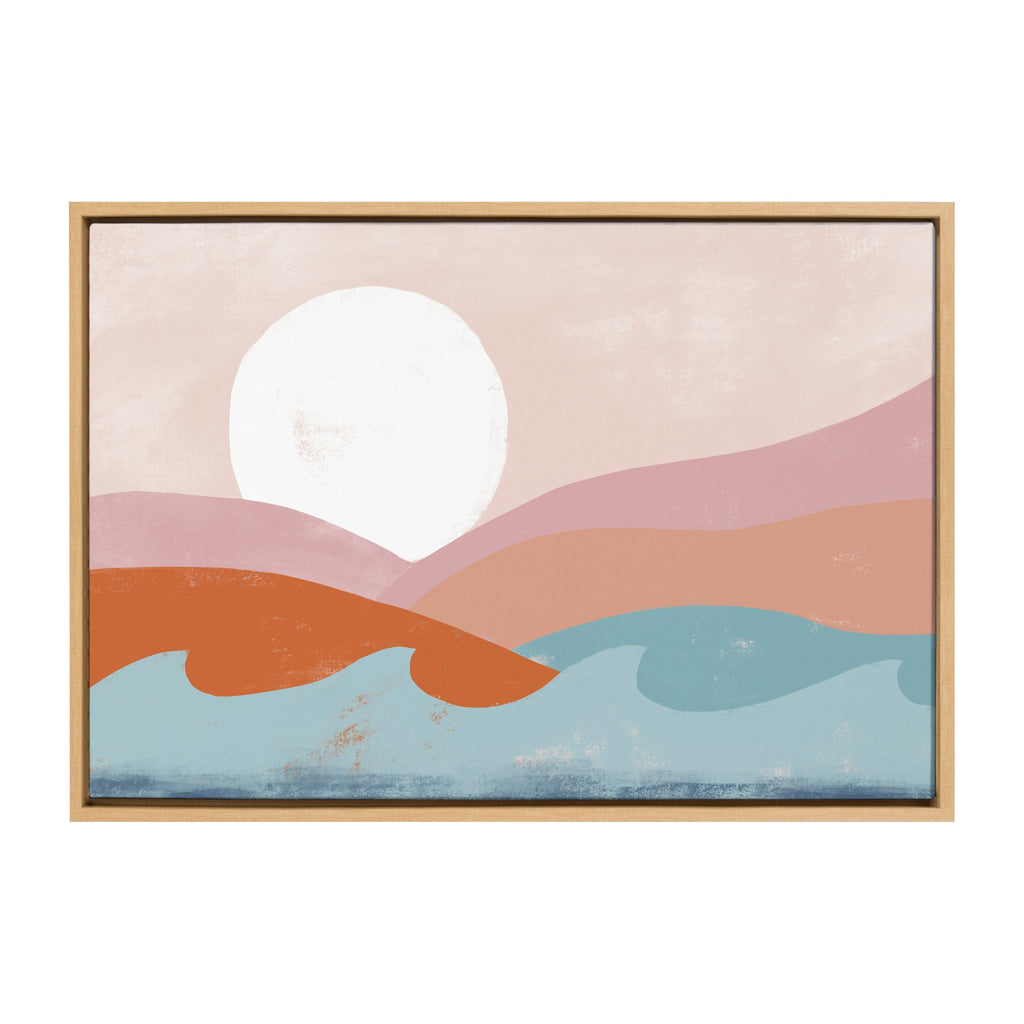 Sylvie Endless Summer Horizontal Framed Canvas by Kate Aurelia Holloway