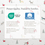 Turkish Cotton Christmas Flannel Sheet Set - Whittaker Collection