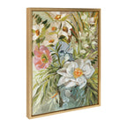 Sylvie Flower Garden Framed Canvas by Annie Quigley
