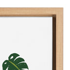 Sylvie Plant Play Framed Canvas by Duchess Plum