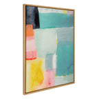 Sylvie United Colors I Framed Canvas by Amy Lighthall