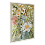 Sylvie Flower Garden Framed Canvas by Annie Quigley