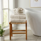 6 Piece Set Cotton Bath Towels - Kasper Collection