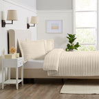 Solid Striped Quilt - Virginia Collection