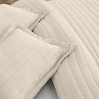 Solid Striped Quilt - Virginia Collection