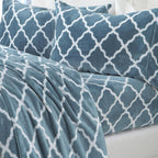 Printed Plush Sheet - Velvet Luxe Lattice Collection