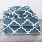 Printed Plush Sheet - Velvet Luxe Lattice Collection