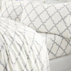Printed Plush Sheet - Velvet Luxe Lattice Collection