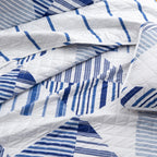 Navy Stripe Quilt - Midnight Bay Collection