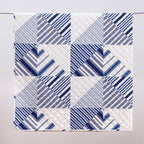 Navy Stripe Quilt - Midnight Bay Collection
