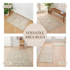 Medallion Machine Washable Accent Runner 2'4" x 7' - Nava Collection