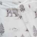 Printed Plush Sheet - Velvet Luxe Collection