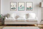Sylvie Summer Animal Adventures Framed Canvas by July Art Prints