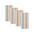 Oversized Striped Border Cabana Beach Towels - Santa Cruz