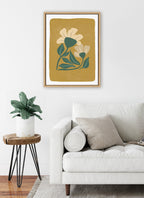 Sylvie Happy Flowers Framed Canvas by Oris Eddu